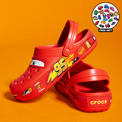Classic McQueen Slippers + Free Cars Pins